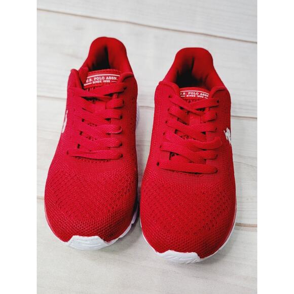 U.S. Polo Assn. Mesh Red Running Women's Shoe Size 6 - Picture 3 of 16